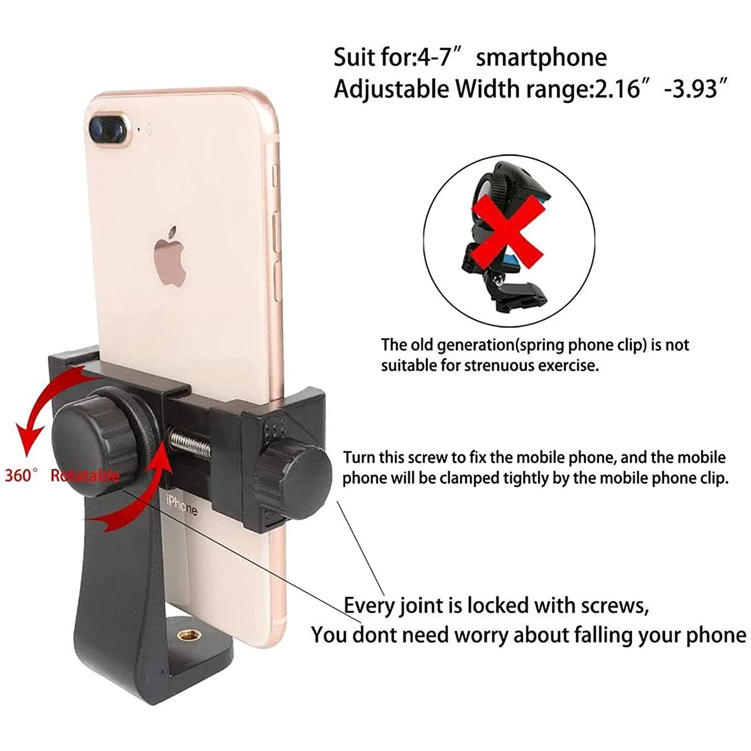 Mobile Phone Chest Mount Harness Strap Holder Cell Phone Clip Action Camera POV for Huawei Samsung iPhone Plus iphone holder for car