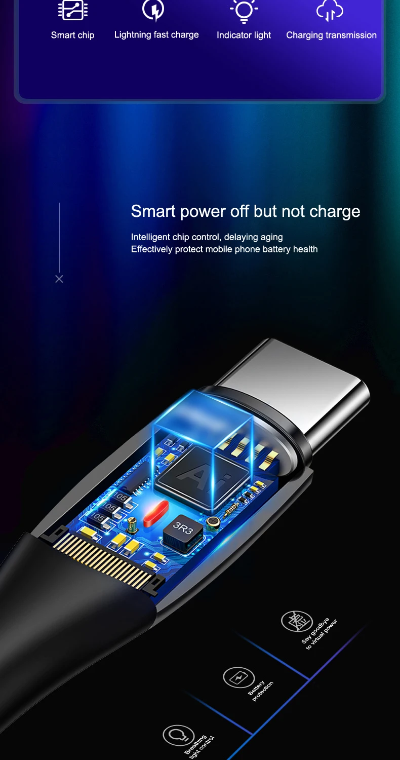 3 А USB кабель для быстрой зарядки и передачи данных для samsung Xiaomi huawei Android кабель 3,0 USB C Micro USB нейлоновый шнур для зарядки мобильного телефона