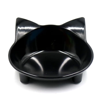 

Anti-Slip Pet Single Bowl Cute Cat Shaped Feeding Food Bowls Puppy Feeder Drinking Water Bowl Cats Dogs Feeder Pets Supplies