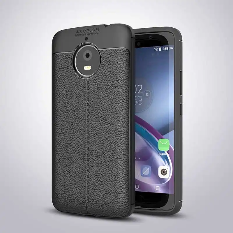 Mokoemi Личи шаблон Ударопрочный Мягкий 5," для Motorola Moto E4 Plus чехол для Motorola Moto E4 Plus чехол для сотового телефона
