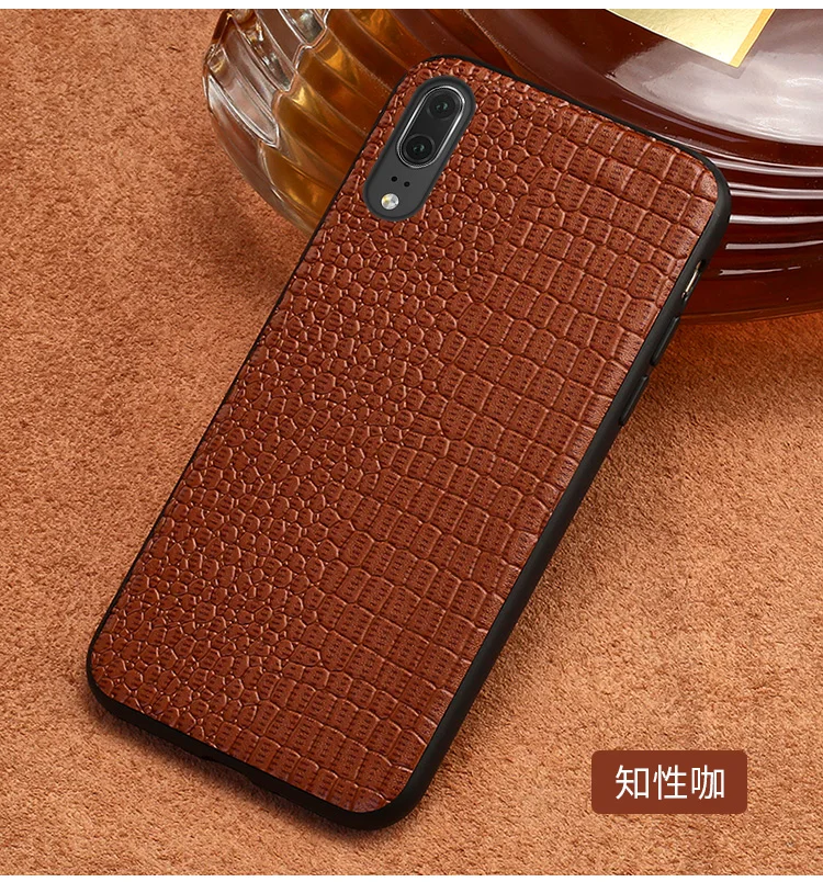 Воловья кожа чехол для телефона для Huawei Mate 9 10 20 Pro P10 P20 P30 lite CrocodileTexture задняя крышка для Huawei Honor 8X9 10 чехол
