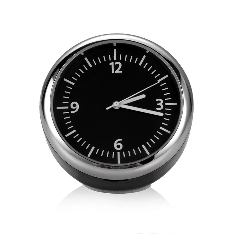 Clock ГОРЯЧАЯ круглая форма автомобильные цифровые часы авто часы/термометр/гигрометр украшение интерьера автомобиля украшение автомобиля стиль - Цвет: Clock