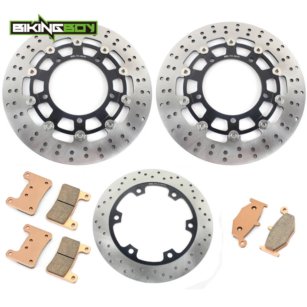 

BIKINGBOY For SUZUKI GSX 1300 R Hayabusa 2008 2009 2010 2011 2012 K8 K9 Round / Wavy Front Rear Brake Discs Disks Rotors Pads