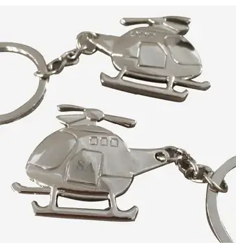 

Personalized Zinc Alloy Helicopter Shape Keychain
