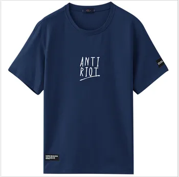 

Summer new women's street letter characters print loose short-sleeved T-shirt 6441