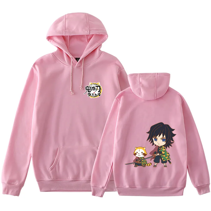 

2020 anime sweatshirts female ghost vanishing blade peripheral print tops loose autumn and winter fashion casual hooded hoodies