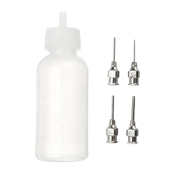 

30ml Mehndi Henna Tattoo Bottle Body Paint Nozzle Applicator Drawing Bottle With Sealing Cap For Stencil Cream Paste