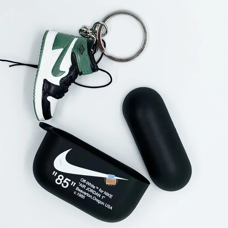 Фиолетовый Дропшиппинг Ретро OG 3D модель кроссовок телефон airpod PRO 12 чехол Airpod PRO Чехол брелок сумка коробка Подвеска Пара Кукла аксессуар - Цвет: Фиолетовый