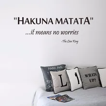 Famous quotes it means no worries DIY Vinyl Wall Stickers bedroom Rooms Home Decor Art Decals 3D Wallpaper decoration Famous quotes it means no worries DIY Vinyl Wall Stickers bedroom Rooms Home Decor Art Decals 3D Wallpaper decoration