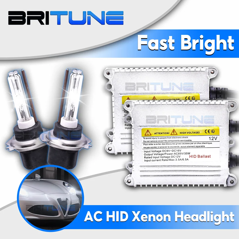 H7 Xenon HID Conversion Kit Ignition Unit Reactor For Headlight Lenses