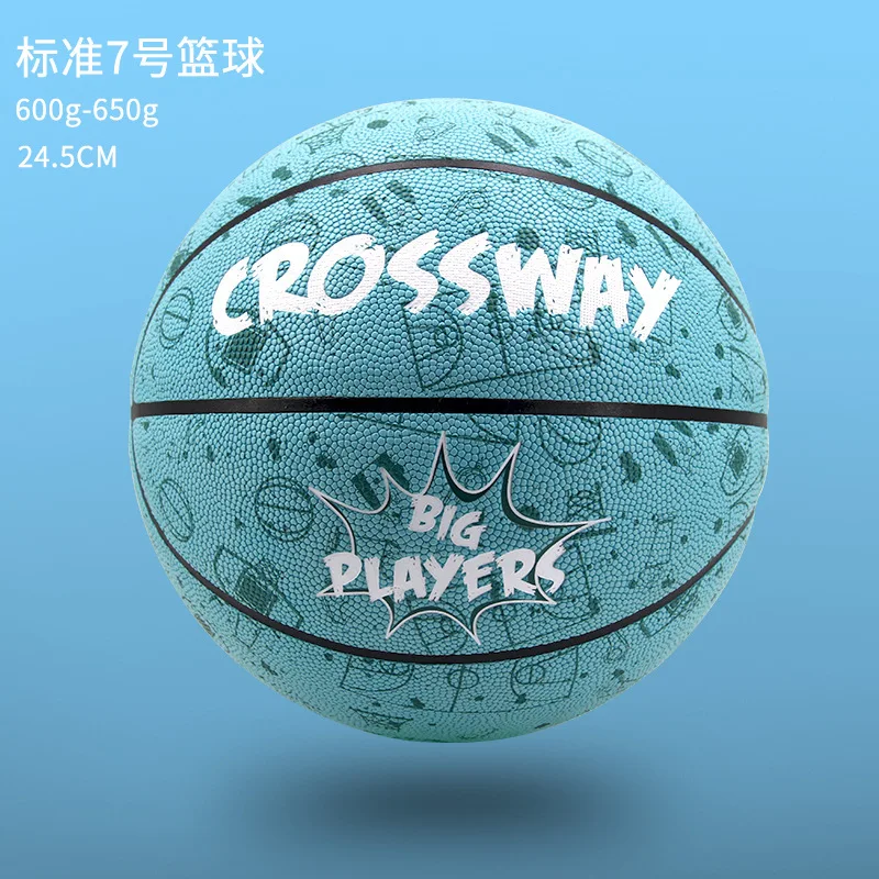 Bola de basquete de rua nova boa e luminosa tamanho 7 noite jogo de  competição de bola PU ao ar livre/interior treinamento profissional
