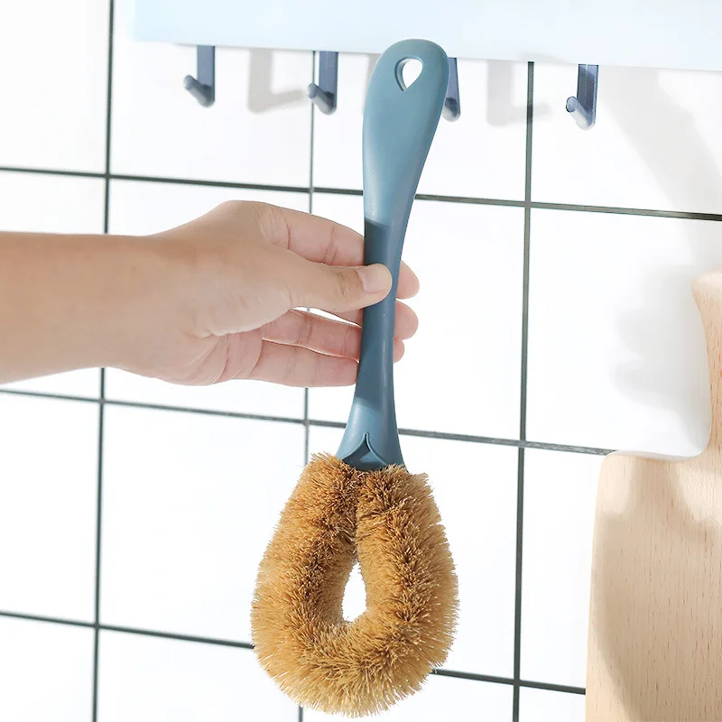 Из натурального волокна кокосовых пальм кисть из шелка коричневого цвета щетка с