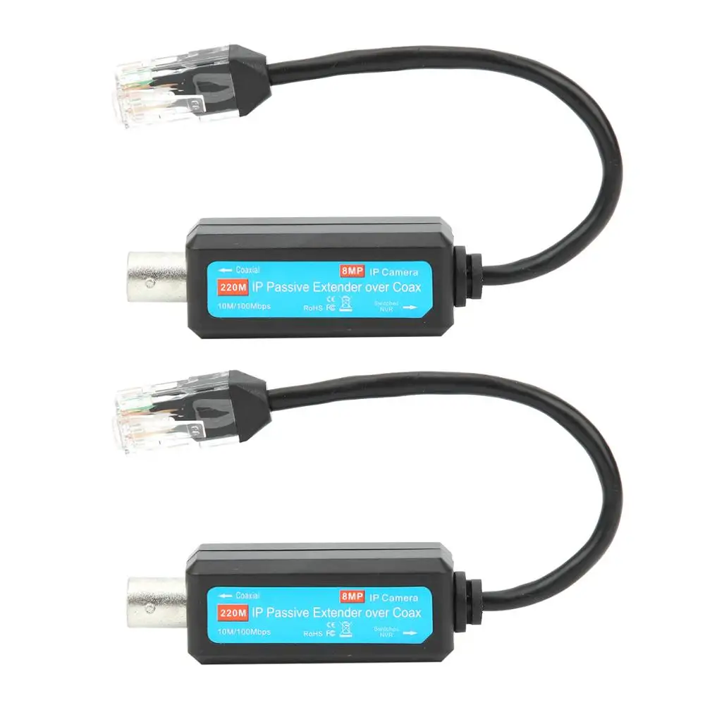 Кабели для передачи 1 пара 10/100 Мбит/с 1CH Пассивный PoE IP сети коаксиальный кабель hdmi