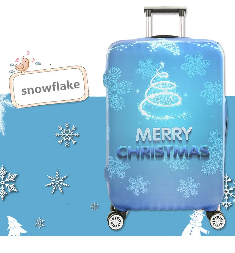 JULY'S песня Рождественский олень путешествия защитный чехол на чемодан Крышка покрытие для сумки на колесах относятся к 18 ~ 32 Inch CaseTravel