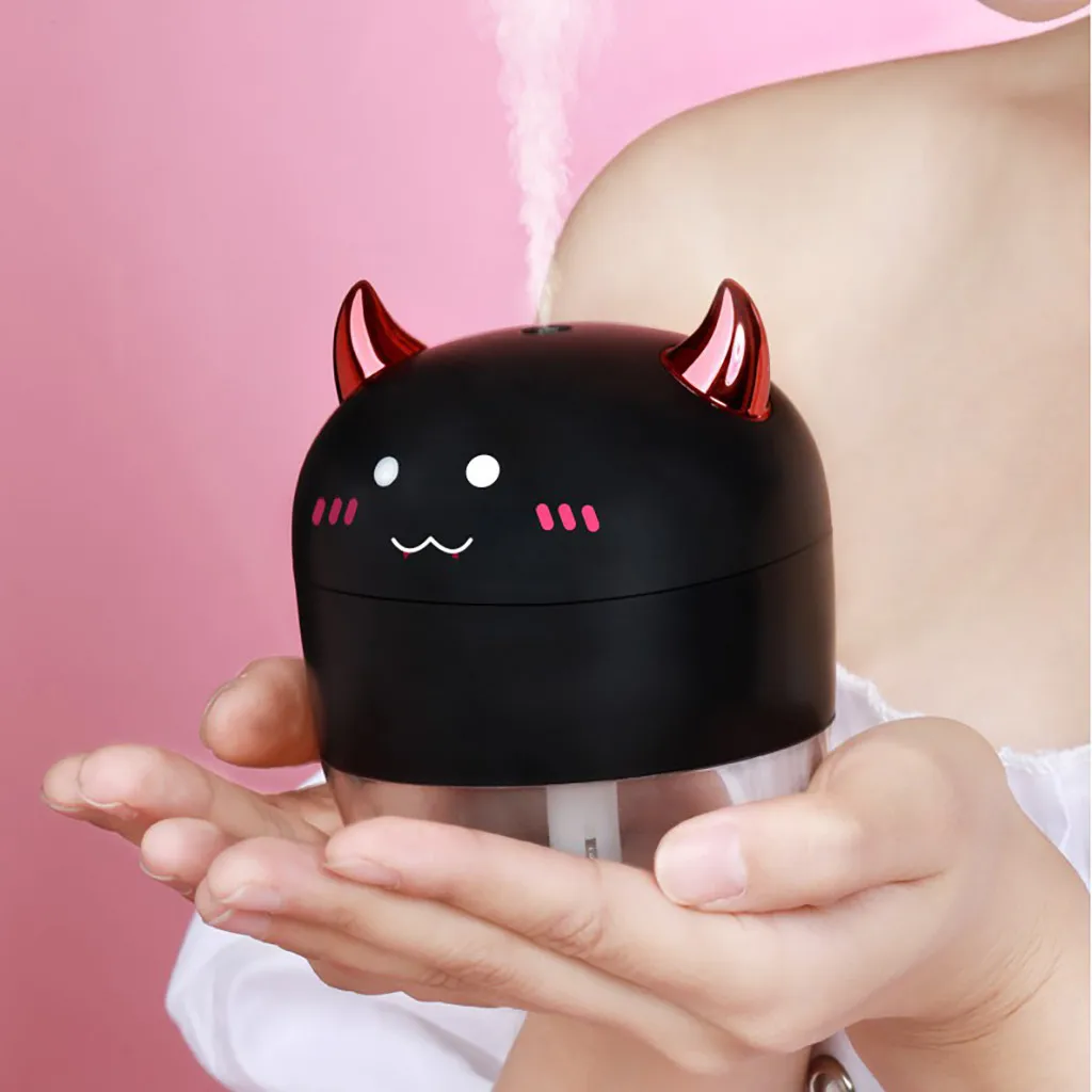 10# мини USB небулайзер портативный увлажнитель воздуха милый очиститель воздуха с ночным светильник для спальни офисный Настольный увлажнитель воздуха автомобильный диффузор воздуха