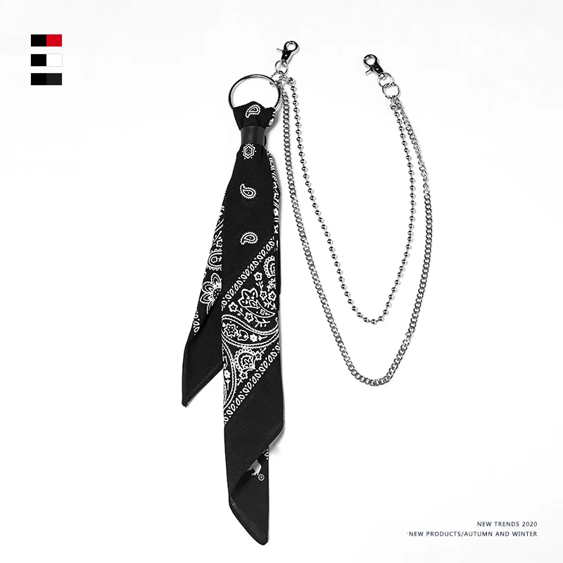 キーホルダー・キーリング SCHISM INDUCING BANDANA CHAIN BLACK MUSINSA | SCHISM INDUCING BANDANA CHAIN BLACK