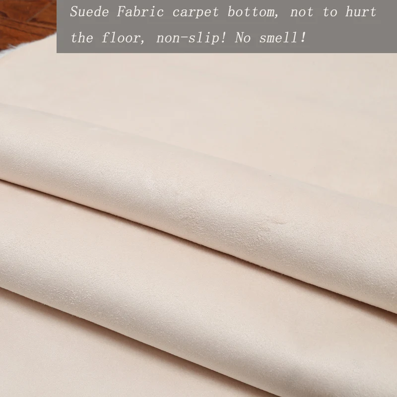 White Plush Rug for Bedroom Soft Faux Fur Carpet living Room Floor Mats Bedside Modern Decoration Thermal Sheepskin Kids Rug