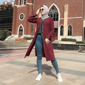 

Sueter Mujer Invierno 2019 Winter Sweater Women Knitted Long Cardigan Mujer Clothes Robe Cardigans Pull Femme Casaco Feminino