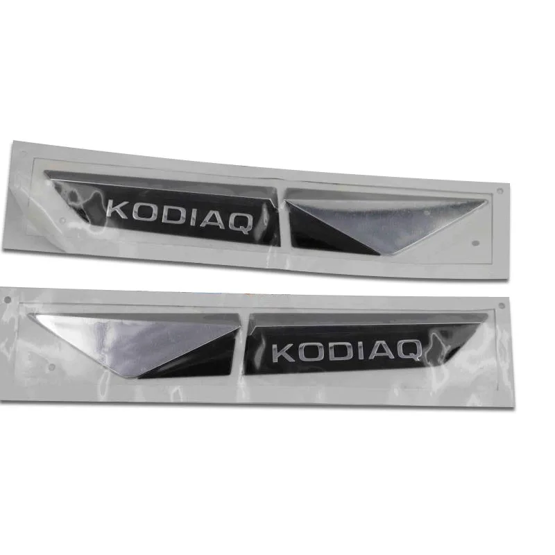 Oem наклейки для клиентов логотип автомобиля KODIAQ боковое крыло значок на крыло эмблема для Skoda KODIAQ