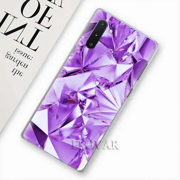 010 Алмазные куски телефонные чехлы для samsung Galaxy Note 10 S10 плюс 5G S10e A30 A40 A50 A60 A70 M40 жесткий чехол - Цвет: 010
