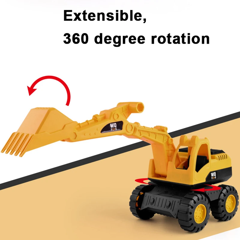 Simulation Engineering Car Model Diecast Construction Bulldozer Excavator Construction Vehicle Model Toy Car Kid Children Boy