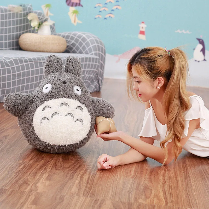 30 70 см kawaii японский стиль Studio Ghibli аниме кошка чучело животное Длинная Подушка Мой