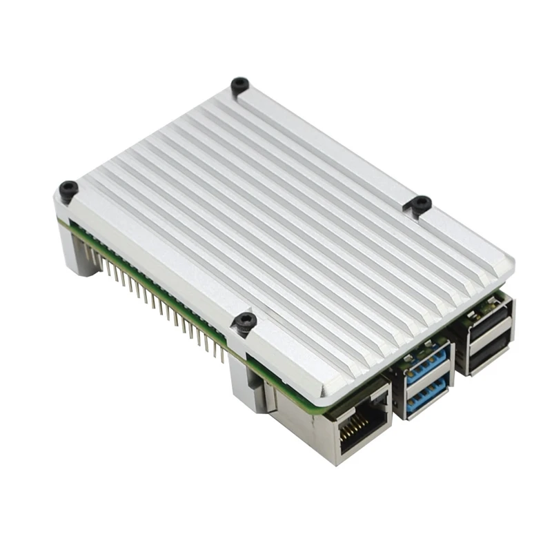 Для Raspberry Pi 4 Модель B 2GB ram Поддержка 2,4/5,0 GHz wifi Bluetooth 5,0 с алюминиевым ЧПУ сплав защитный чехол