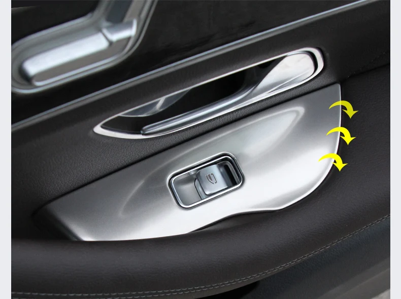Накладка на кнопку стеклоподъемника для Mercedes gle w167 gle carbon gle gle 350/amg 450 500e amg аксессуары для интерьера