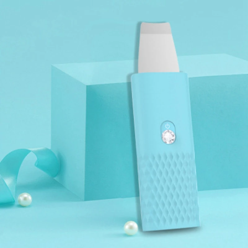 Skin Scrubber Ultrasonic Deep Face Cleaning Machine Electric Blackhead Remover Reduce Wrinkle and Spot Facial Whitening Lifting