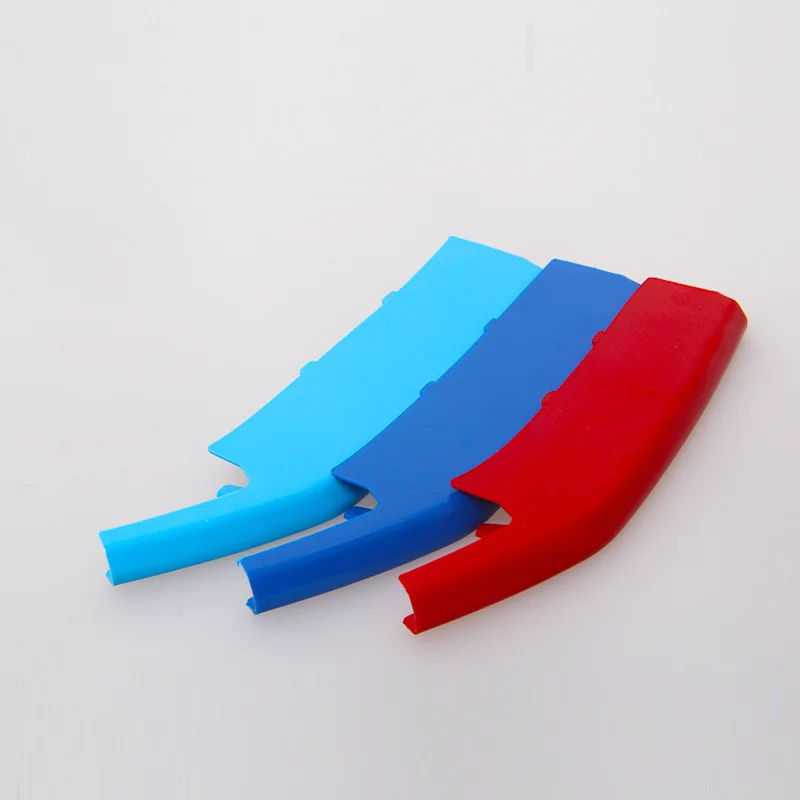 

3-color Mid-net Buckle Decorative Strip for BMW 2009-2012 3 Series 12 Bar Mid-net Three-color Strip Bright Strip Decoration