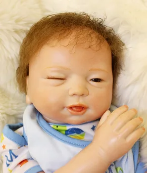 

18 Inch Vinyl Reborn Babies Dolls Accompany Presents Doll Lifelike Newborn Babe Adorable Gifts Toys for Girls 2020 New Design