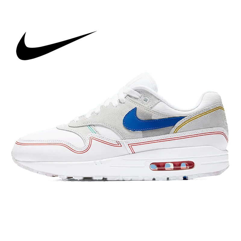 

Original Nike Air Max 1 Centre Pompidou Men's Running Shoes Sport Outdoor Sneakers Athletic Designer Fashion Footwear AV3735-002