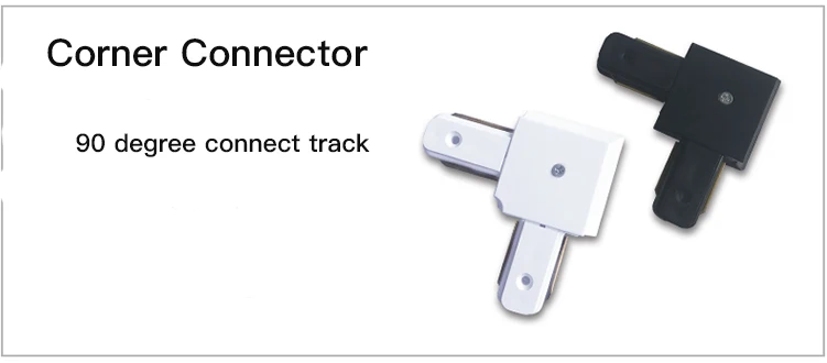 2 провода 0,5 м 1 м рельсы дорожки черные белые прямые Угловые соединители для светодиодного трека света прожектора рельсы алюминиевый светодиодный светильник