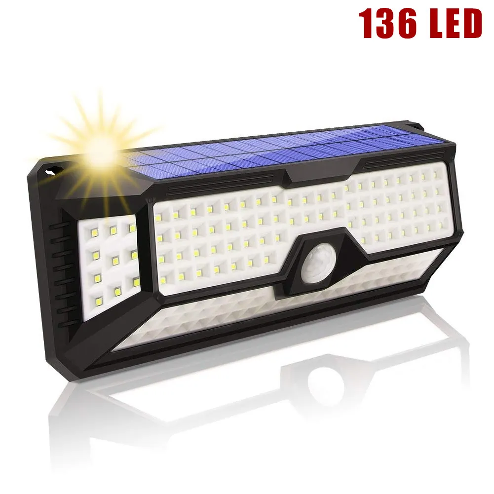 

Solar Motion Sensor Light Outdoor Waterproof Wall Lights for Garage Garden Patio WWO66