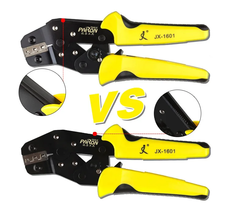 

Multi-functional Ratchet Wheel Effortless Wire Crimper Plug Hook Switch Pin Terminal Clamp European Style Tab Terminal Crimping