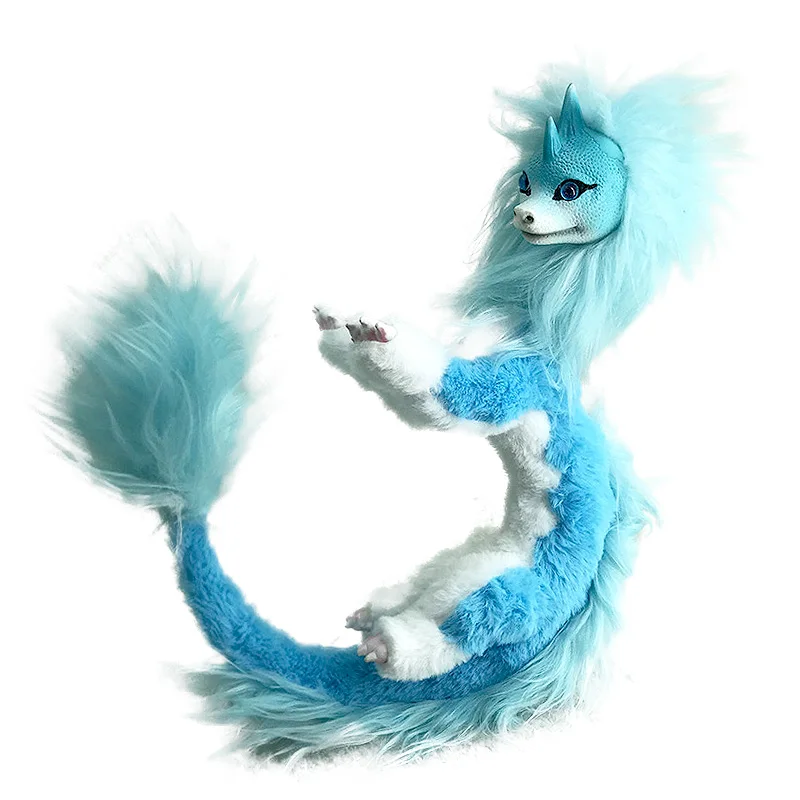 New 50cm Blue Sisu Dragon Plush Toy Raya and the Last Dragon Toys Soft Stuffed Animal Kawaii Dolls Birthday Present