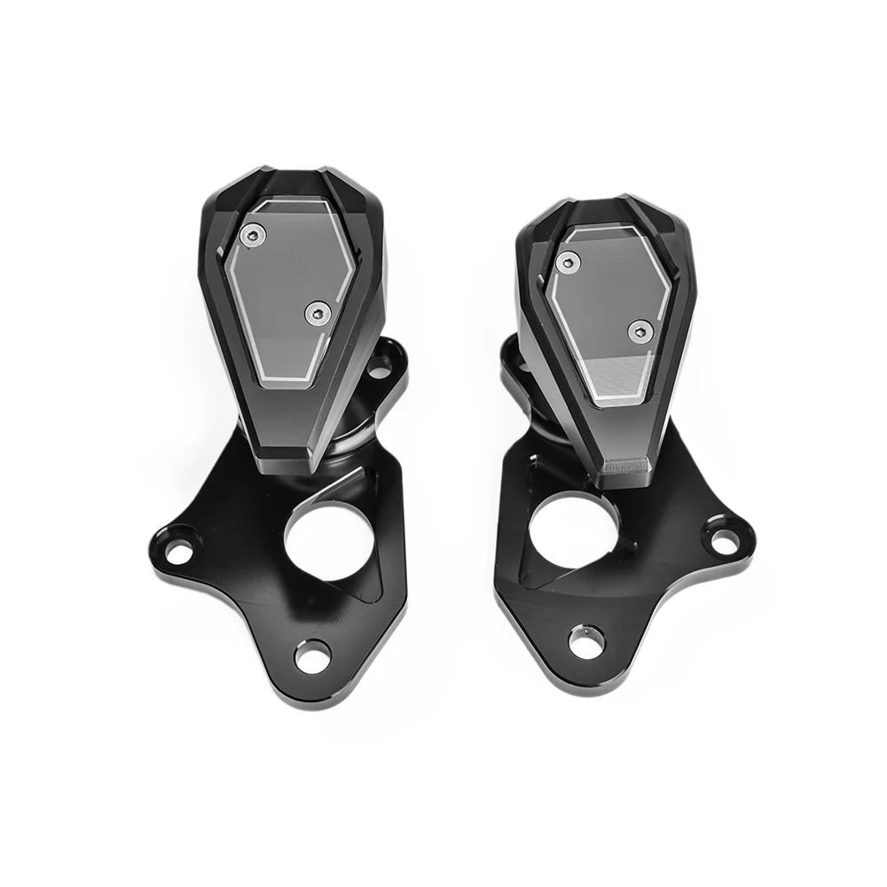 Мотоцикл GS-XR 600 GS-XR 750 рамка ползунковая защитная накладка для Suzuki GSXR 600 750 GSX-R 600 GSX-R 750 2006 2007 - Цвет: Titanium