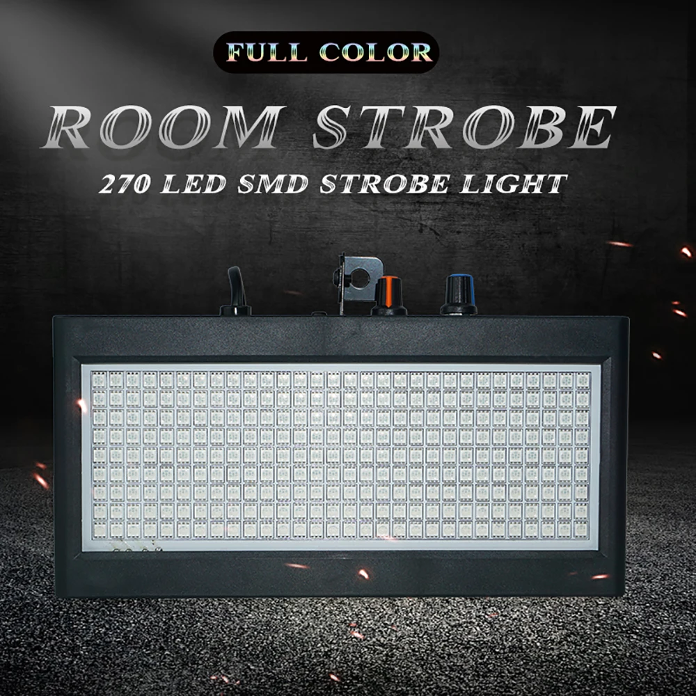 270 SMD светодиодный стробоскоп полноцветный RGB-светсветильник льник для