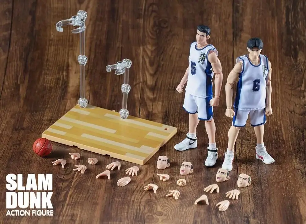 Dasin модель GT 6 дюймов фигурка аниме Slam Dunk Koshino Hiroaki& Ikegami Ryoji модель синий или белый ND044 - Цвет: white