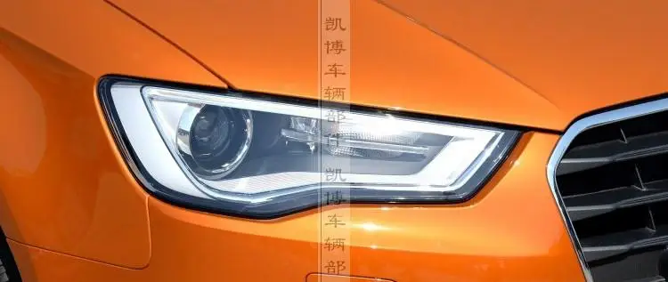 Для Audi A3 крышка фары 13-16 A3 передние фары прозрачный абажур большая лампа оболочка стеклянная маска на фару
