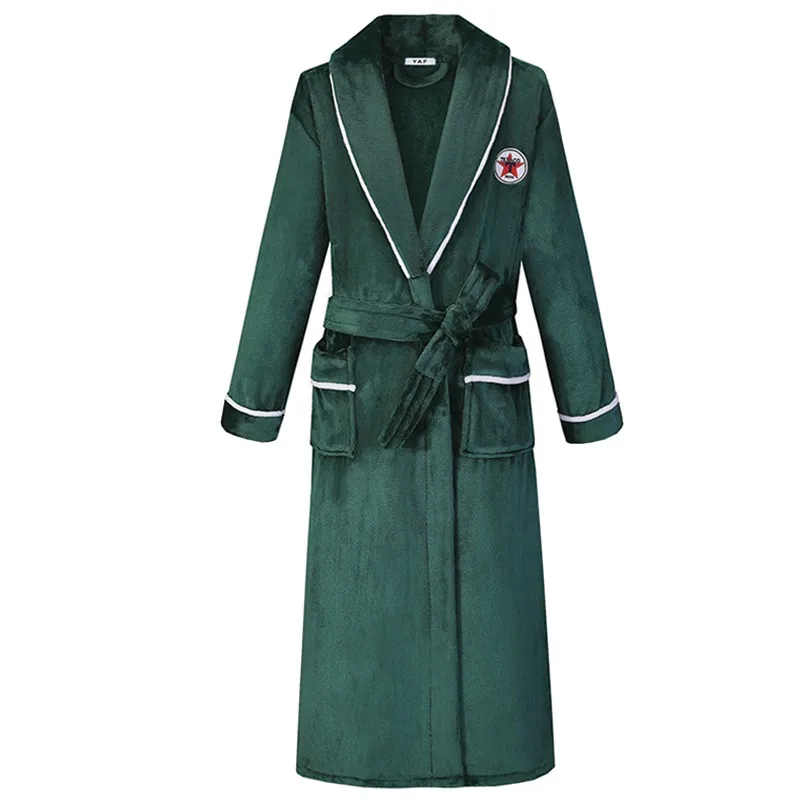 Фланелевый женский халат кимоно Повседневная Свободная ночная рубашка одежда