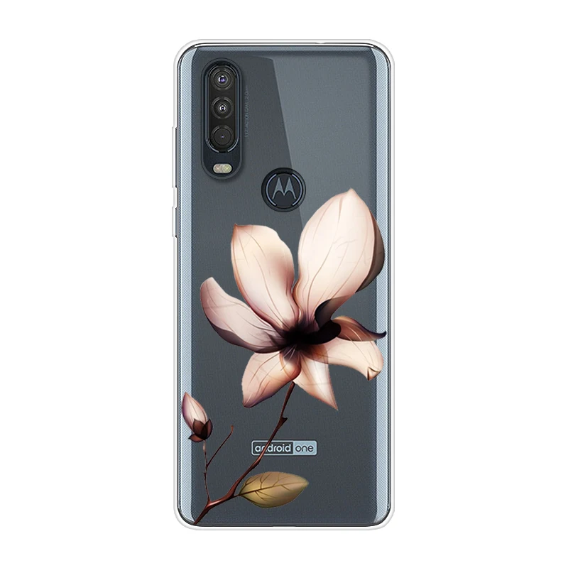 Для Motorola One Action чехол 6,3 ''мультяшная мягкая ТПУ Силиконовая задняя крышка для MOTO One Action OneAction чехол для телефона funda One Vision - Цвет: 27