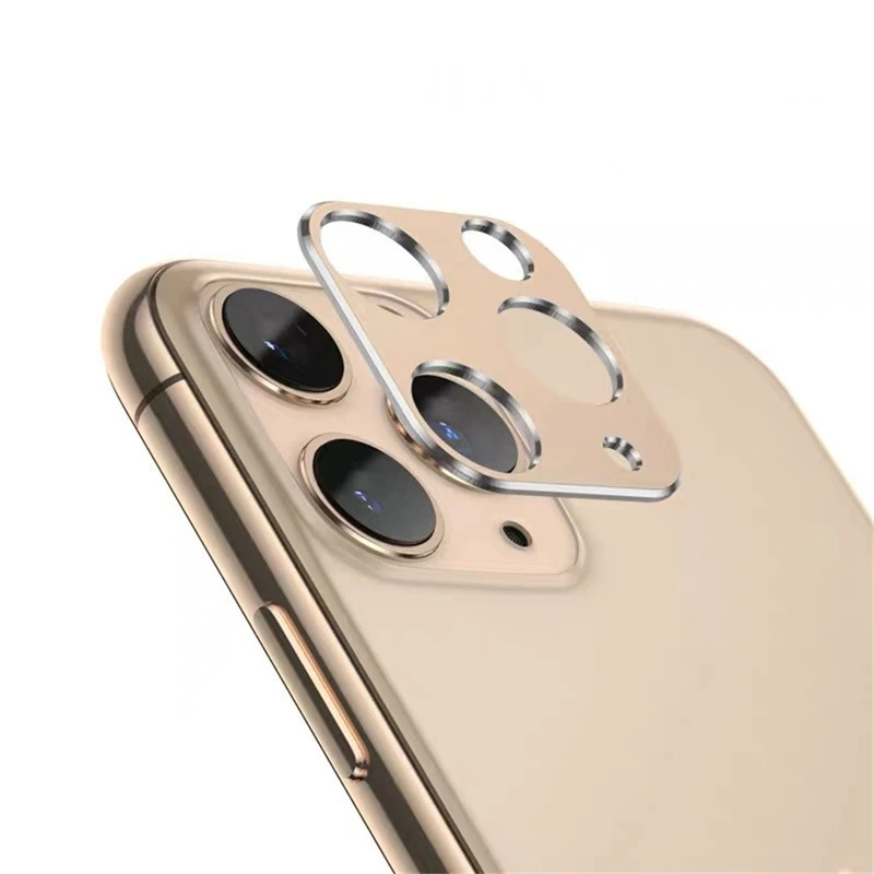 Acespower Полночь Зеленый металл крышка объектива для iPhone телефон задняя камера 11 Pro Max сплав защитное кольцо без Закаленное стекло пленка