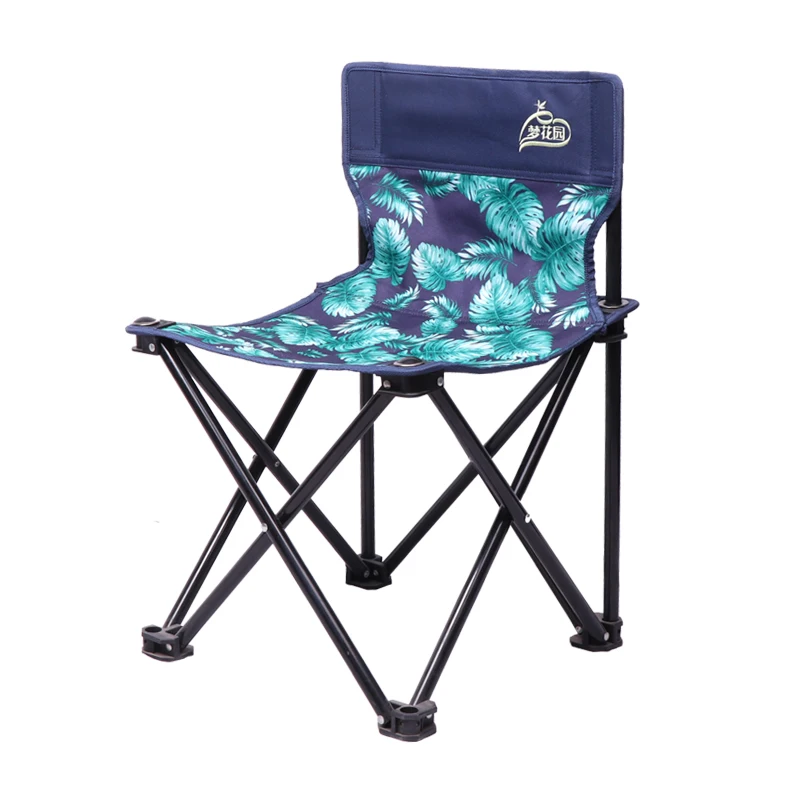 

Outdoor Folding Chair Portable Art Sketch Chair Fishing Stool Camping Barbecue Beach Chair Folding Back Ponza