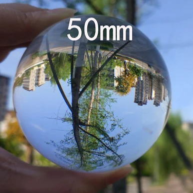 50 мм 60 мм Хрустальный шар лечебная Сфера реквизит для фотосъемки подарки Новые искусственные хрустальные домашние офисные декоративные шарики