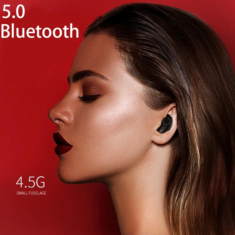 Новая TWS 5,0 Bluetooth беспроводная гарнитура с двойным микрофоном портативная зарядная коробка гарнитура для Xiaomi iphone игровая гарнитура