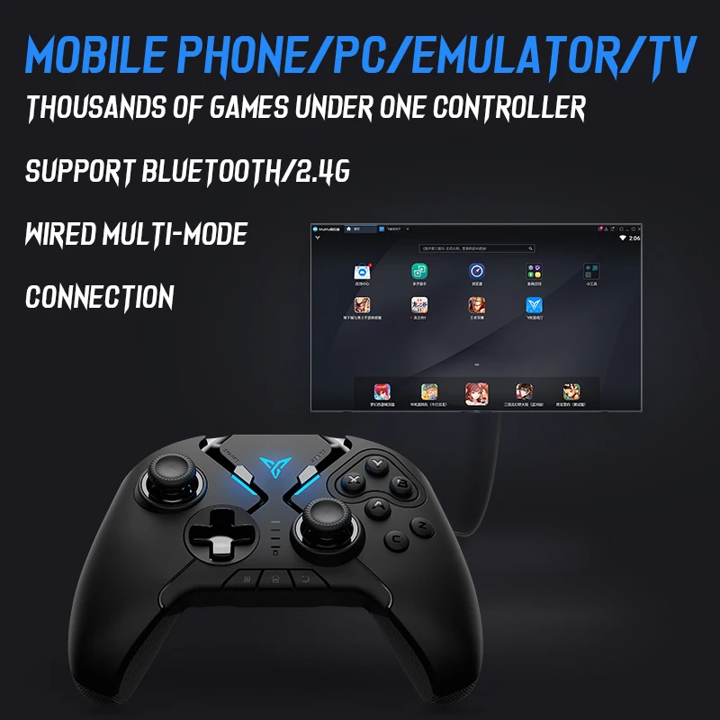 Flydigi Apex 2 Gamepad Handle Automatic Gun Game CODM DNF Aid for Mobile Phone Computer PC