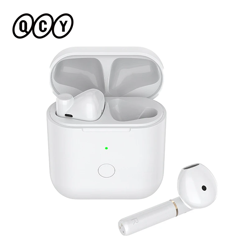 QCY T8S low latency east 65 ms game mode headphone wireless Bluetooth earbuds with microphones HD call headset customizing APP