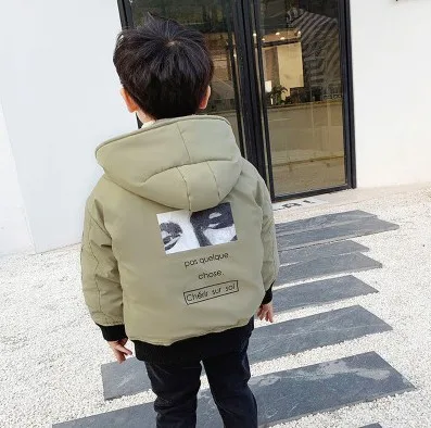 only jacket 90 до 140 см, новинка года, зимние плотные теплые пуховики для мальчиков детская плотная теплая куртка 1 предмет, детская теплая плотная зимняя одежда - Цвет: only jacket