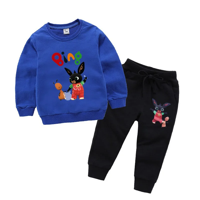 Коллекция года, модные детские свитшоты Повседневный пуловер для девочек возрастом от 2 до 10 лет, Свитера для мальчиков+ штаны хлопковые комплекты детский топ с рисунком